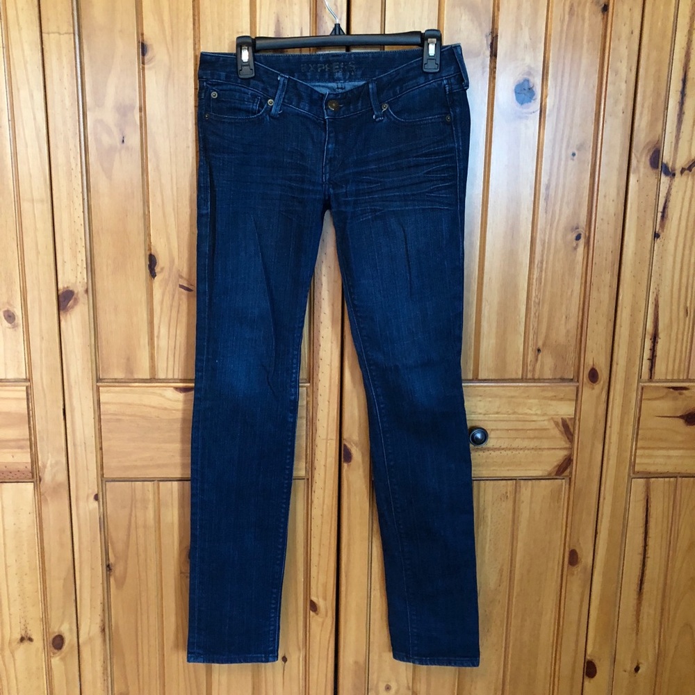 Express skinny jeans! Dark indigo.